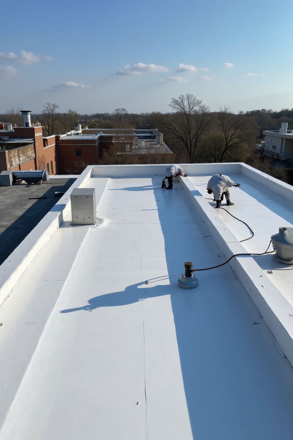 عزل فوم للأسطح والخزانات